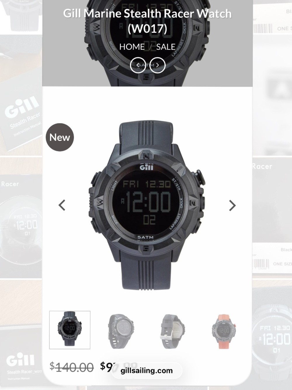 Gill Stealth Racing Watch - Picture 2 of 11
